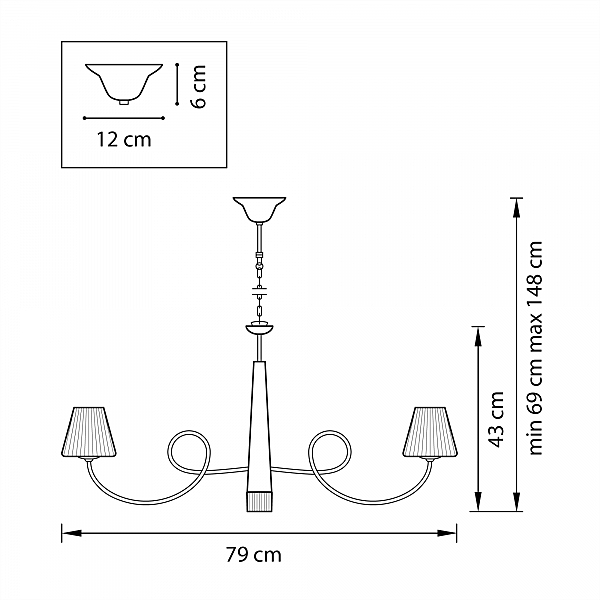 Подвесная люстра Lightstar Vortico 814297