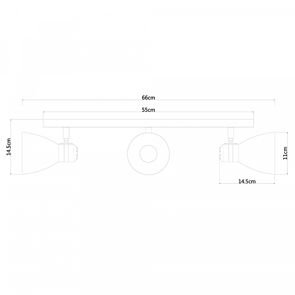 Светильник спот Arte Lamp Mercoled A5049PL-3GY