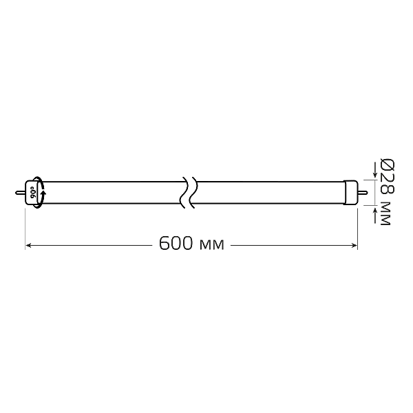 Светодиодная лампа Gauss 93030