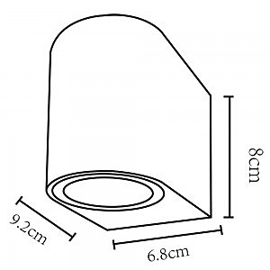 Уличный настенный светильник Arte Lamp Compass A3102AL-1BK