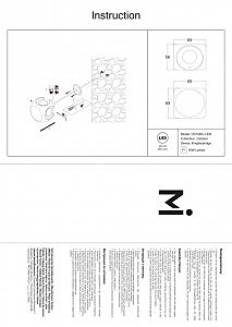 Настенный светильник Maytoni Corso O014WL-L4W