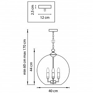 Подвесная люстра Lightstar Sferico 729131