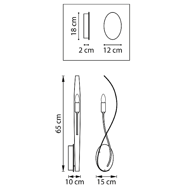 Настенное бра Lightstar Ragno 733513