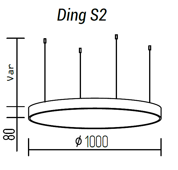 Подвесная люстра TopDecor Ding Ding S2 10