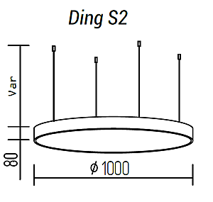 Подвесная люстра TopDecor Ding Ding S2 10