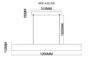 Подвесная люстра Wertmark Edda WE514.02.703