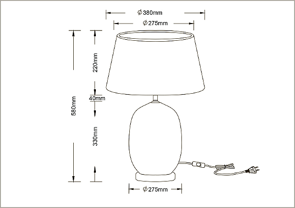 Настольная лампа Arte Lamp Sarin A4061LT-1CC