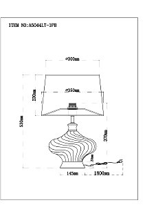 Настольная лампа Arte Lamp Nekkar A5044LT-1PB