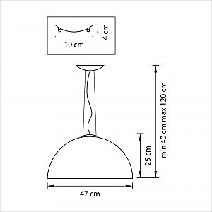 Светильник подвесной Lightstar Cupola 803012