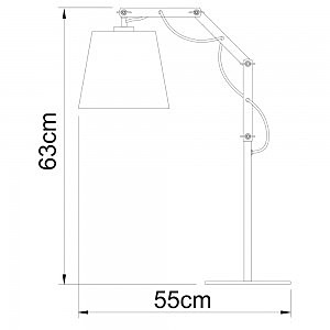 Настольная лампа Arte Lamp PINOCCIO A5700LT-1WH