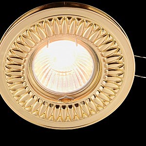 Встраиваемый светильник с узорами Metal DL301-2-01-G Maytoni