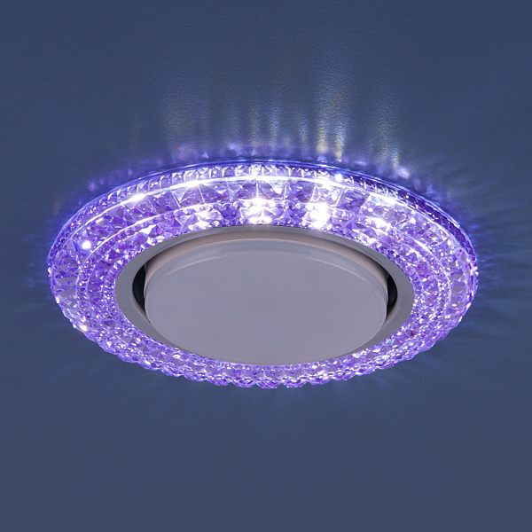 Встраиваемый светильник Elektrostandard 3030 3030 GX53 VL фиолетовый