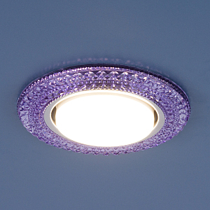 Встраиваемый светильник Elektrostandard 3030 3030 GX53 VL фиолетовый
