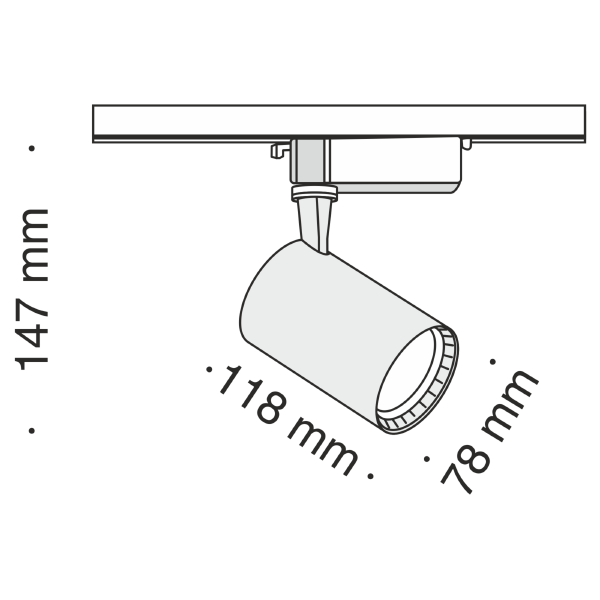 Трековый светильник Maytoni Vuoro TR003-1-12W3K-W