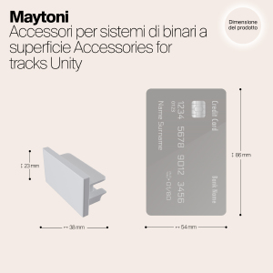 Заглушка для шинопровода Maytoni Accessories for tracks TRA001EC-11W