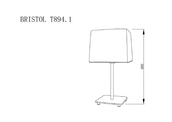 Настольная лампа Lucia Tucci Bristol BRISTOL T894.1