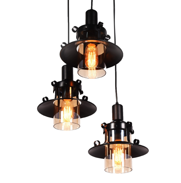 Светильник подвесной Lumina Deco Capri LDP 11328 B-3 BK