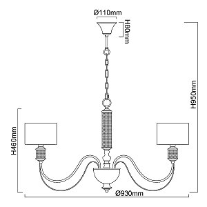 Подвесная люстра MW Light Онтарио 692011308