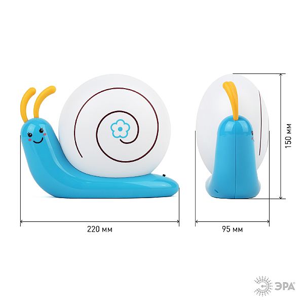 Детский ночник ЭРА NLED-405-0.5W-BU
