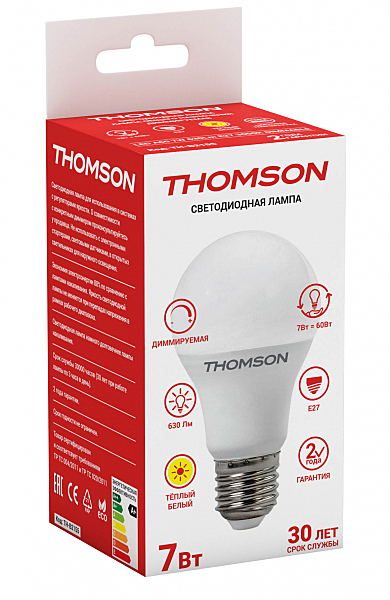 Светодиодная лампа Thomson Led A60 TH-B2155