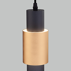 Светильник подвесной Eurosvet Bento 50204/1 LED черный/матовое золото