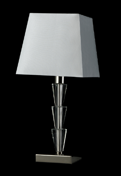 Настольная лампа Crystal Lux Marsela MARSELA LG1 NICKEL