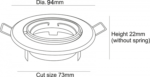 Встраиваемый светильник Deko-Light Built-in 442831