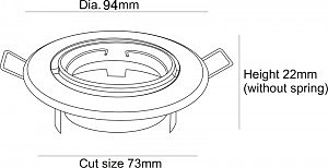 Встраиваемый светильник Deko-Light Built-in 442831