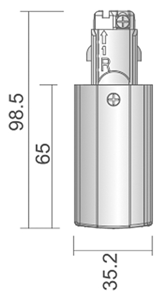 Соединитель для 3-х фазной системы правый Deko-Light D Line 710014