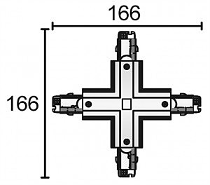 X-Соединитель для 3-х фазной системы Deko-Light D Line 710033