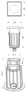 Уличный встраиваемый Deko-Light 730438