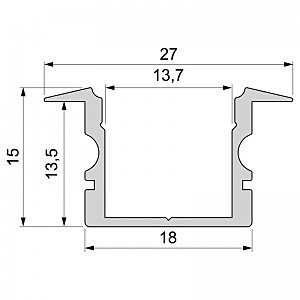 T-Профиль Deko-Light ET-02-12 975145