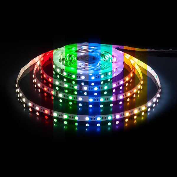 LED лента Elektrostandard 24V 60Led 24W IP20 RGBW Лента светодиодная 60Led 24W IP20 RGB 6500K холодный белый (5050 24V 60Led 24W IP20 RGBW) a053703