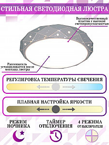 Потолочная люстра Natali Kovaltseva LED LED LAMPS 81205