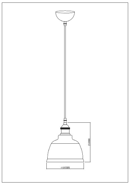 Светильник подвесной Escada Fireside 1103/1