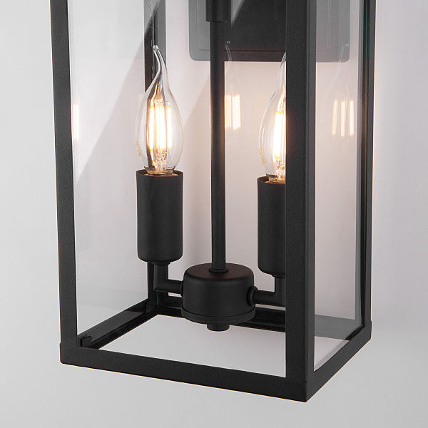 Уличный настенный светильник Elektrostandard Candle Candle D (35150/D) чёрный