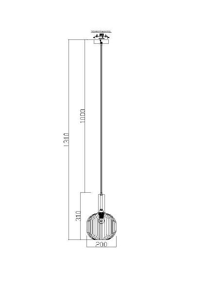 Светильник подвесной Freya Modern Market FR8012PL-01BS
