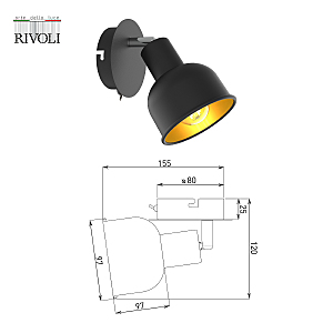 Светильник спот Rivoli Jessica 7050-701