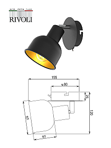 Светильник спот Rivoli Jessica 7050-701