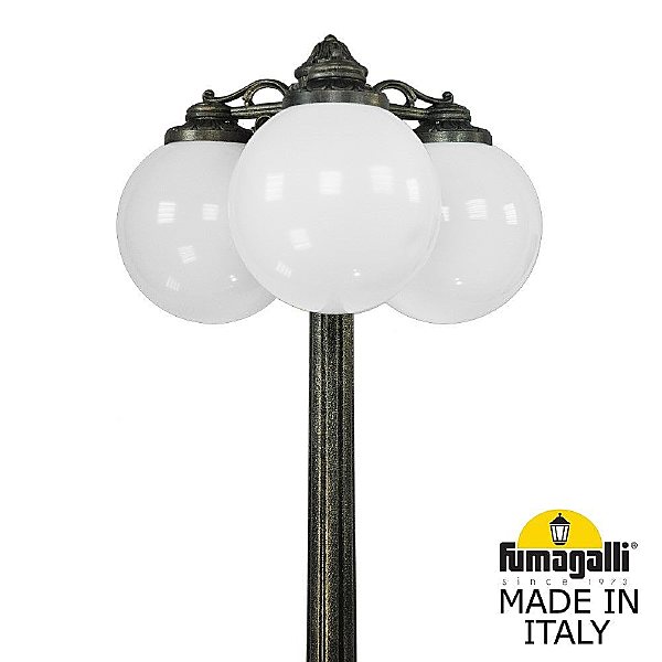 Столб фонарный уличный Fumagalli Globe 300 G30.157.S30.BYF1RDN