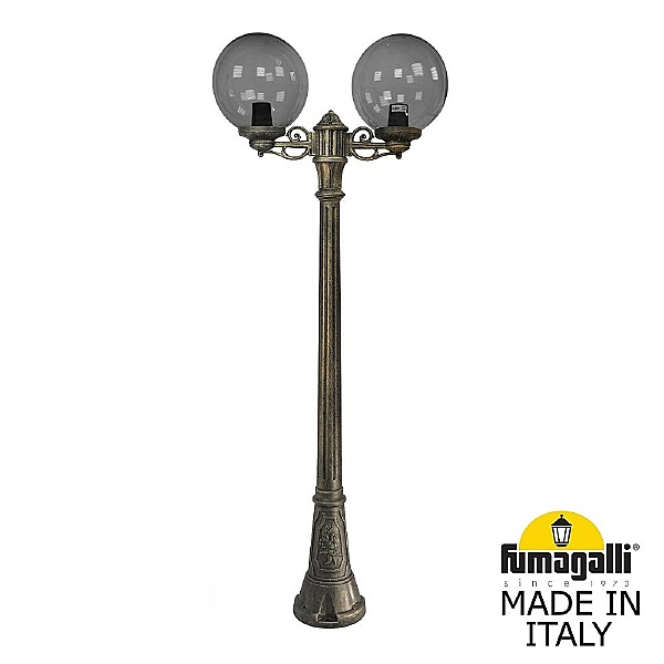 Столб фонарный уличный Fumagalli Globe 300 G30.158.S20.BZF1R