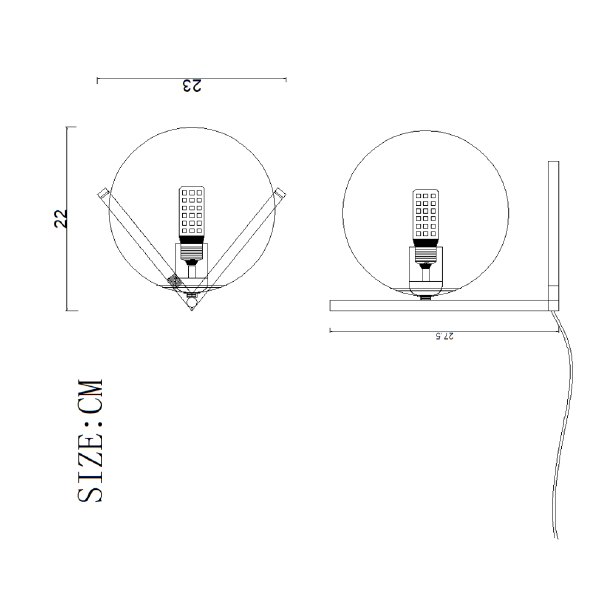 Настольная лампа ImperiumLoft Stem-Tab01 141031-26