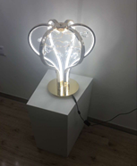 Настольная лампа Elvan LА-8268/6-WW-Wh+Gl