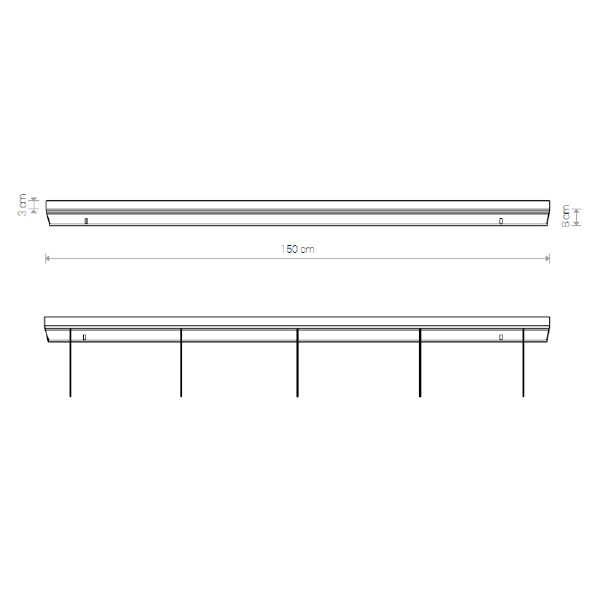 Основание для светильника Nowodvorski Cameleon Canopy B 1500 8608