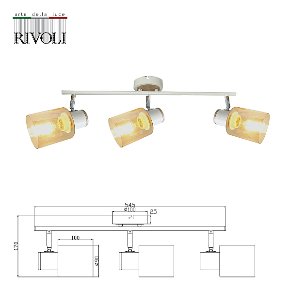 Светильник спот Rivoli Jamilly 7057-703