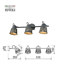 Светильник спот Rivoli Kalma 7059-703