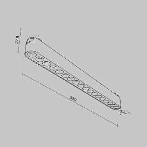 Трековый светильник Maytoni POINTS Radity TR082-1-18W3K-M-W