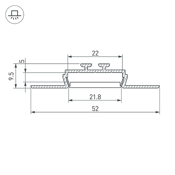 Профиль Arlight Klus-Lock 019185