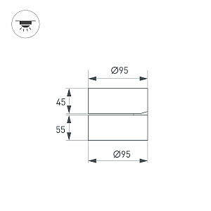 Светильник спот Arlight Rondo Flap 028156