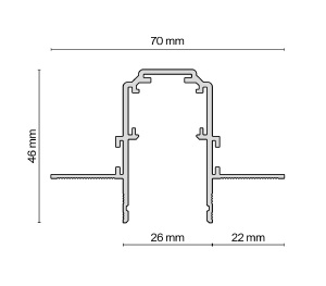 Шинопровод Maytoni Exility TRX034-422.12W